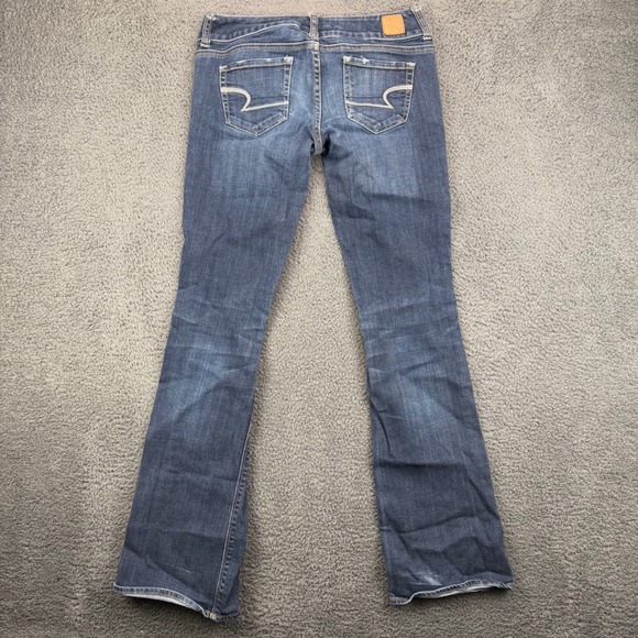 American Eagle Outfitters Womens Jeans Dark Wash Bootcut Stretch Size 4 - Picture 7 of 8